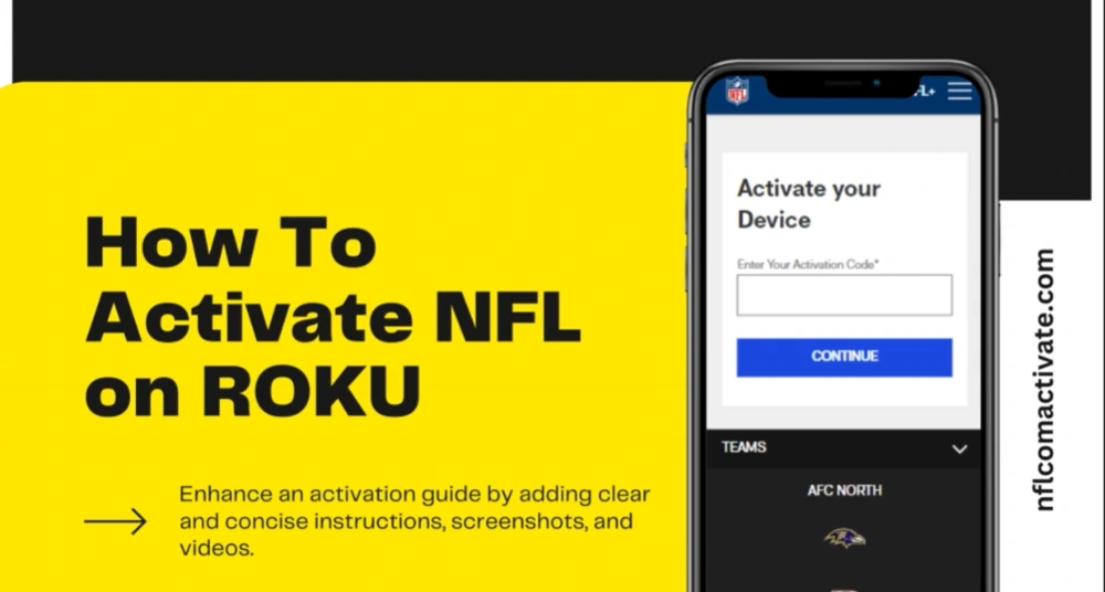 How to activate nfl on roku